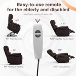 Oversized Lift Chair with Massage and Heat