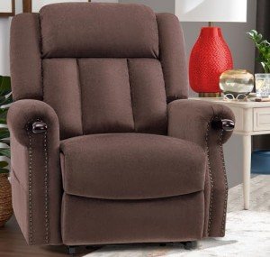 Large Dual Motor Lift Chair with Massage & Heat