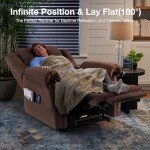 Large Dual Motor Lift Chair with Massage & Heat