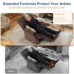 Large Dual Motor Lift Chair with Massage & Heat