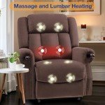 Large Dual Motor Lift Chair with Massage & Heat