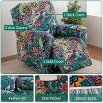 4-Piece Stretch Recliner Chair Covers Set