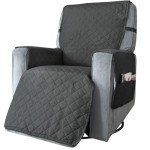 JUUXO Waterproof Nonslip Recliner Chair Cover (Grey)