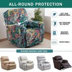 4-Piece Stretch Recliner Chair Covers Set