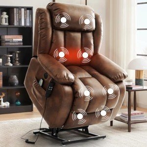 Power Lift Recliner Chair with Massage & Heat