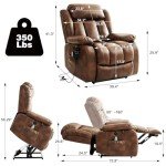 Power Lift Recliner Chair with Massage & Heat