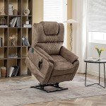 Oversized Electric Power Lift Recliner Chair with Massage