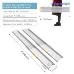 Portable Aluminum Wheelchair Ramp - 600lbs Capacity