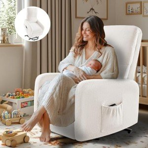 Electric Power Lift Chair with Adjustable Features
