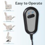 Electric Power Lift Chair with Adjustable Features