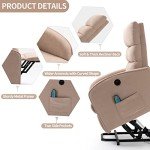 AVAWING Electric Lift Chair with Heat & Massage