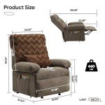 Bestier Triple Motor Power Lift Recliner Chair