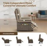 Bestier Triple Motor Power Lift Recliner Chair