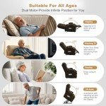 Large Electric Lift Recliner Chair with Massage