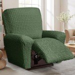 Jumbo Electric Recliner Chair Slipcover - Green