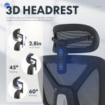 FLEXISPOT Ergonomic Office Chair with 3D Armrests