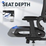 FLEXISPOT Ergonomic Office Chair with 3D Armrests