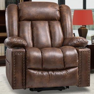 Large Power Lift Recliner Chair with Heat & Massage