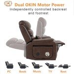 Dual Motor Lift Chair with Massage and Heat