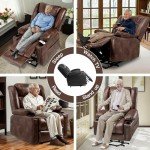 Large Power Lift Recliner Chair with Heat & Massage