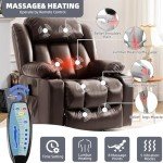 RESTREAL Power Lift Recliner Chair with Massage