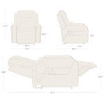 Electric Lift Recliner Chair with Massage & Heat