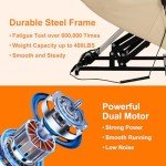 Dual Motor Recliner Lift Chair with Massage & Heat