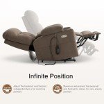 ABAKAN Power Lift Recliner Chair with Massage & USB