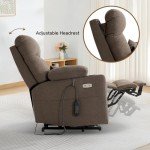 ABAKAN Power Lift Recliner Chair with Massage & USB