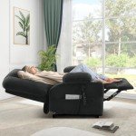 Large Electric Lift Recliner Chair with Massage
