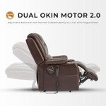 Irene House 9196 Large Power Lift Recliner Chair