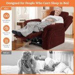 Large Triple Motor Lift Recliner Chair for Seniors