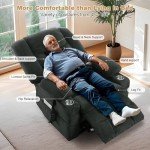 Large Electric Lift Recliner Chair with Massage