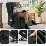 Large Electric Lift Recliner Chair with Massage