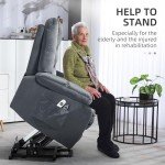 Ergonomic Power Lift Recliner with Massage and Heat