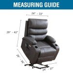 Ivory Velvet Stretch Lift Recliner Chair Cover