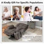 Dual Motor Lift Recliner Chair with Massage and Heat