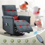 Electric Lift Chair with Massage & Heat for Seniors
