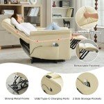 Power Lift Recliner with Heat and Vibration
