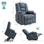 MEETWARM Electric Lift Chair with Massage and Heat
