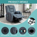 MEETWARM Electric Lift Chair with Massage and Heat