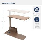 Drive Medical Walnut Left Side Lift Chair Table