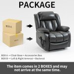 EZZUP Dual Motor Lift Recliner with Massage & Heat
