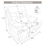 Dual Motor Power Lift Recliner with Massage & Heat