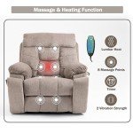 Dual Motor Power Lift Recliner with Massage & Heat