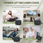 Electric Lift Chair with Massage & Heat for Seniors