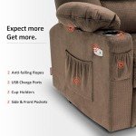 MCombo Petite Power Lift Recliner Chair with Massage