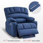 MCombo Power Lift Recliner Chair with Massage & Heat