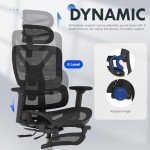 FLEXISPOT Ergonomic Lift Chair with Footrest