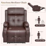 Aotolo Electric Recliner Chair with Heat & Massage